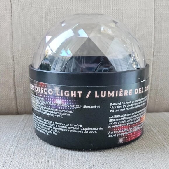 LED Disco Light Ball Multi Color Lights Up Show Battery Operated Party Light - Picture 9 of 11